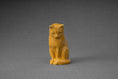 갤러리 뷰어로 이미지로드, ミニ座り猫火葬骨壷 - アンバーイエロー | セラミック | 手作り