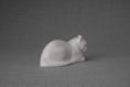 갤러리 뷰어로 이미지로드, ミニ猫火葬骨壺 - ホワイトマット | セラミック | 手作り
