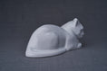 Gallery viewerに画像を読み込む, 猫の火葬遺灰壷 - ホワイト | セラミック | 手作り