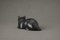 갤러리 뷰어로 이미지로드, ミニ猫火葬骨壺 - ダークマット | セラミック | 手作り
