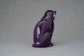 Gallery viewerに画像を読み込む, 座り猫火葬骨壷 - バイオレット | セラミック | 手作り