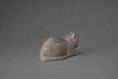 갤러리 뷰어로 이미지로드, ミニ猫火葬骨壺 - ベージュグレー | ハンドメイド | セラミック