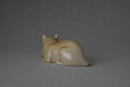 갤러리 뷰어로 이미지로드, ミニ猫火葬骨壺 - ダークサンド | セラミック | 手作り