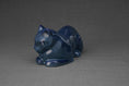 Gallery viewerに画像を読み込む, 猫の火葬遺灰壷 - ブルーメランジ | セラミック
