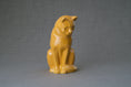 Gallery viewerに画像を読み込む, 座り猫火葬骨壷 - アンバーイエロー | セラミック | 手作り