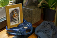 Gallery viewerに画像を読み込む, 火葬骨壺「コージー」 - ブルーメランジ | セラミックフォトフレーム骨壷