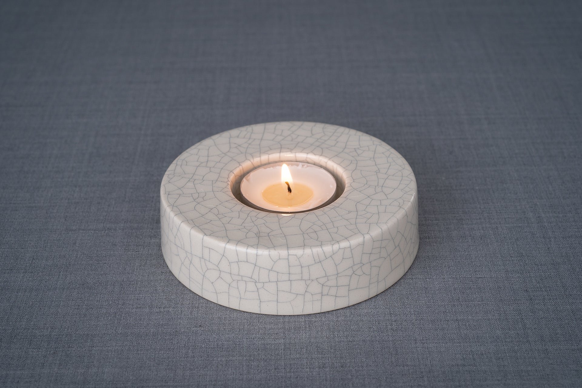 Caleo ハンドメイド 骨壺用キャンドルホルダー - クラクリュール | 陶器製