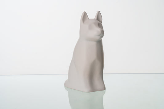 「Barkley」犬用ペット骨壺 - マットホワイト | 陶器 | ハンドメイド