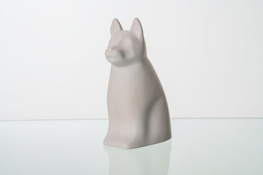 「Barkley」犬用ペット骨壺 - マットホワイト | 陶器 | ハンドメイド