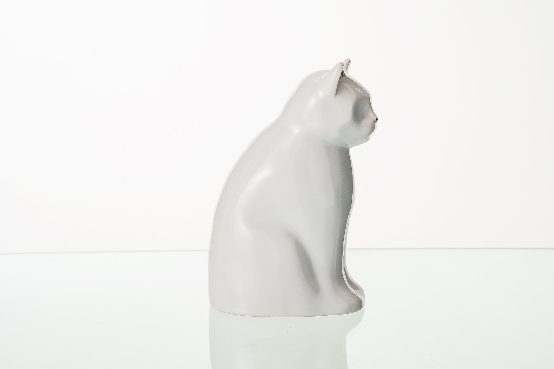 Meow Cat Urn White