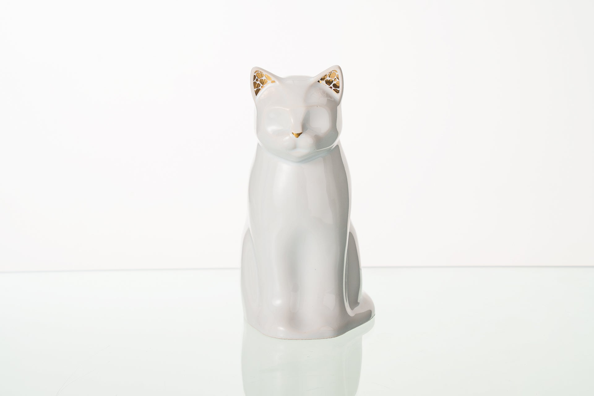 Meow Cat Urn White